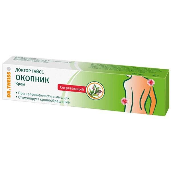 Доктор Тайсс Окопник, крем для наружного применения, 50 мл, 1 шт, разогревающий фото