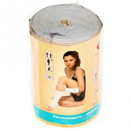 Tonus Elast Бинт эластичный медицинский, 10 см х 5 м, 1 шт, средней растяжимости фото