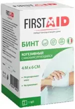 Ферстэйд Бинт когезивный самофиксирующийся, 6 см х 4 м, 1 шт. фото