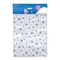 Здравсити Клеенка подкладная детская с ПВХ покрытием, 1 м х 1.4 м, 1 шт, с рисунком синие звезды фото