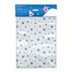Здравсити Клеенка подкладная детская с ПВХ покрытием, 1 м х 1.4 м, 1 шт, с рисунком синие звезды фото