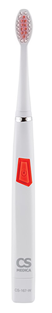 CS Medica SonicMax CS-167-W, щетка зубная электрическая, 1 шт, белого цвета, 28 000 движ./мин фото