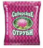 Сибирские отруби пшеничные, гранулы, 200 г, 1 шт, расторопша фото