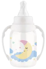 Lubby Бутылочка с ручками и силиконовой соской, 0+ мес, 125 мл, 1 шт, арт. 15201 фото 2