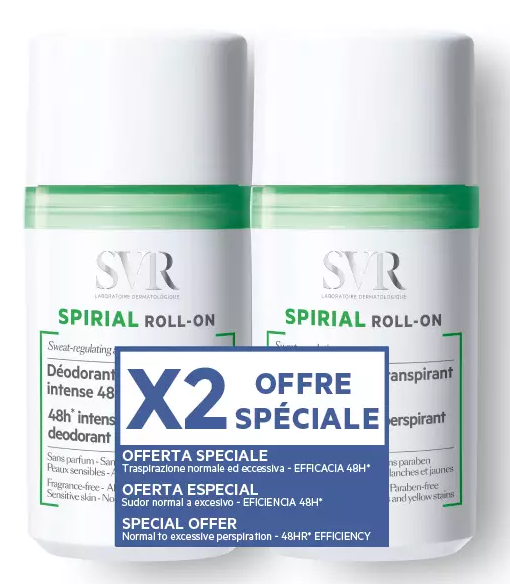 SVR Spirial Roll-on, дезодорант-ролик, 50 мл, 2 шт. фото