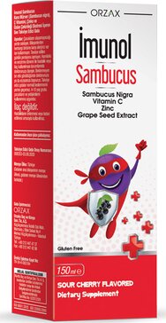 Orzax Ocean имунол экстракт черной бузины, сироп, 150 мл, 1 шт. фото