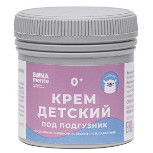 Bona Mente! Крем под подгузники, 0 +, крем, 60 мл, 1 шт, с добрыми намерениями фото