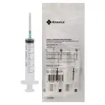 Клинса Шприц 3-х компонентный одноразовый стерильный, 10 мл, шприц в комплекте с иглой, 5 шт, 21G (0.8х38) фото