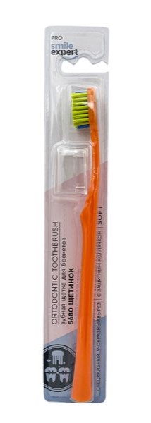 Смайл Эксперт Про 5680 Зубная щетка для брекетов, щетка зубная, 1 шт, soft фото