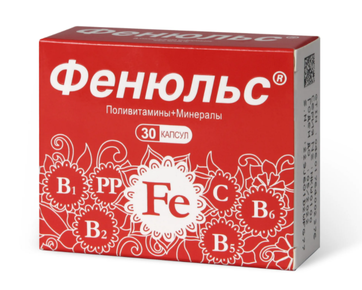 Фенюльс, капсулы, 30 шт. фото