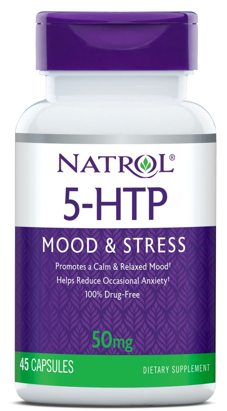 Natrol 5-HTP, 50 мг, капсулы, 45 шт. фото