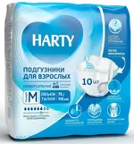 Harty Подгузники для взрослых, р. M, 10 шт, 75-110 см фото