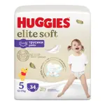 Huggies Elite Soft Подгузники-трусики, р. 5, 34 шт, 12-17 кг фото