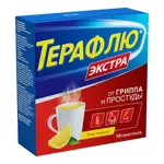 ТераФлю Экстра, порошок для приготовления раствора для приема внутрь, 15 г, 10 шт, лимон фото 3
