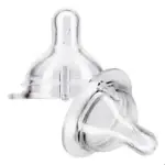 Курносики соска силиконовая широкое горло, 2 шт, средний поток, 3 мес+, арт. 12071 фото