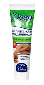 Floresan Deep depil Экспресс-крем для депиляции, крем-депилятор, 100 мл, 1 шт, универсальный, арт. Ф-122-N фото 2