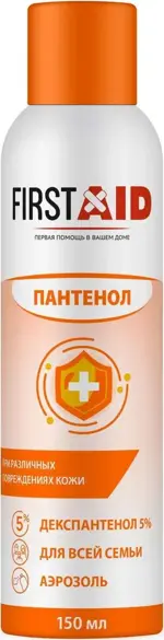 Ферстэйд Пантенол, 5 %, аэрозоль, 150 г, 1 шт. фото