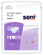 Seni Super Plus Подгузники для взрослых, Large L (3), 30 шт, 100-150 см фото