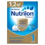 Nutrilon 1 Premium смесь молочная, смесь молочная сухая, 1200 г, 1 шт. фото