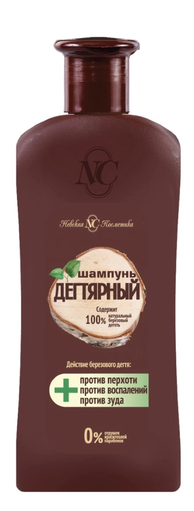 Невская Косметика Шампунь для волос Дегтярный, шампунь, 400 мл, 1 шт. фото