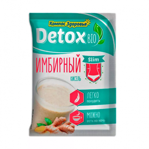Кисель Детокс Био Слим имбирный, кисель, 25 г, 1 шт. фото
