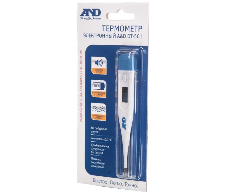 Термометр электронный AND DT-501, 1 шт. фото