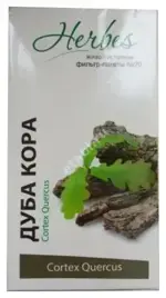 Дуба кора, фиточай, 1.5 г, 20 шт. фото 