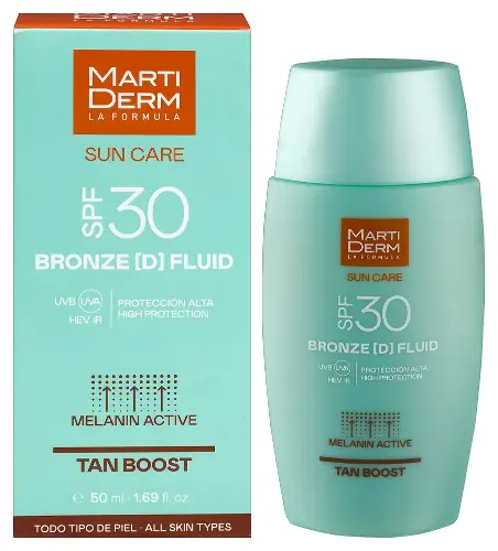 Martiderm sun care bronze D спрей для тела двухфазный spf30, флюид, 50 мл, 1 шт. фото