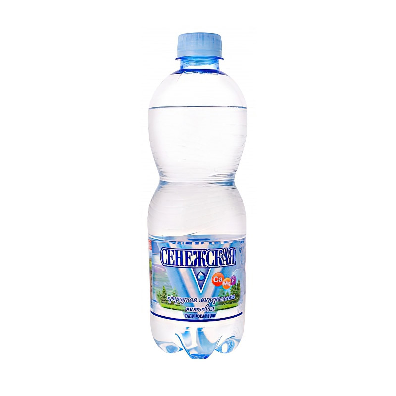 Сенежская Вода минеральная, вода минеральная, 0.5 л, 1 шт, газированная фото