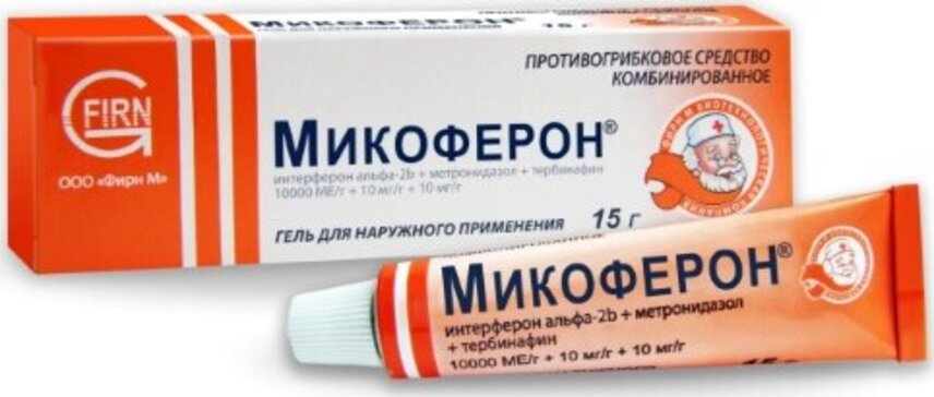Микоферон, гель для наружного применения, 15 г, 1 шт. фото