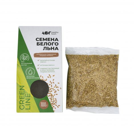 ABC Хэлси Фуд Семена льна, 100 г, 1 шт. фото