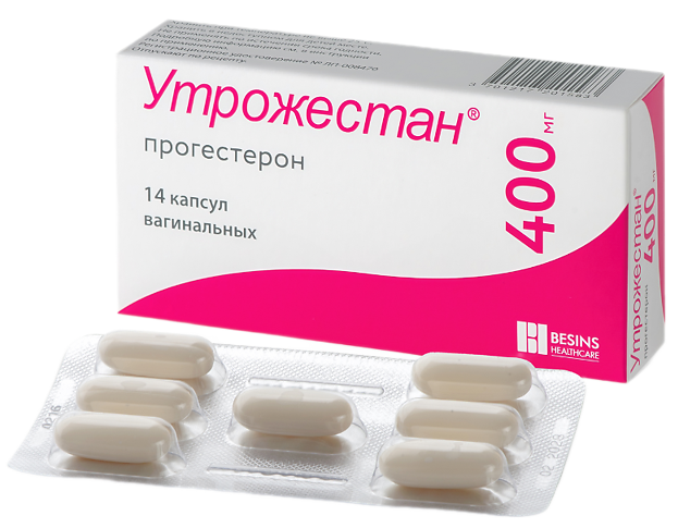 Утрожестан, 400 мг, капсулы вагинальные, 14 шт. фото