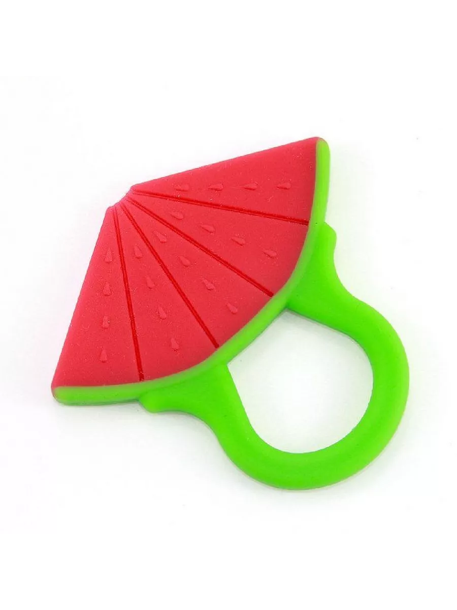Бусинка прорезыватель силиконовый Арбуз, 1 шт, арт. 1865 фото