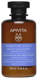 Apivita шампунь для чувствительной кожи головы с пребиотиками и медом, шампунь, 250 мл, 1 шт. фото