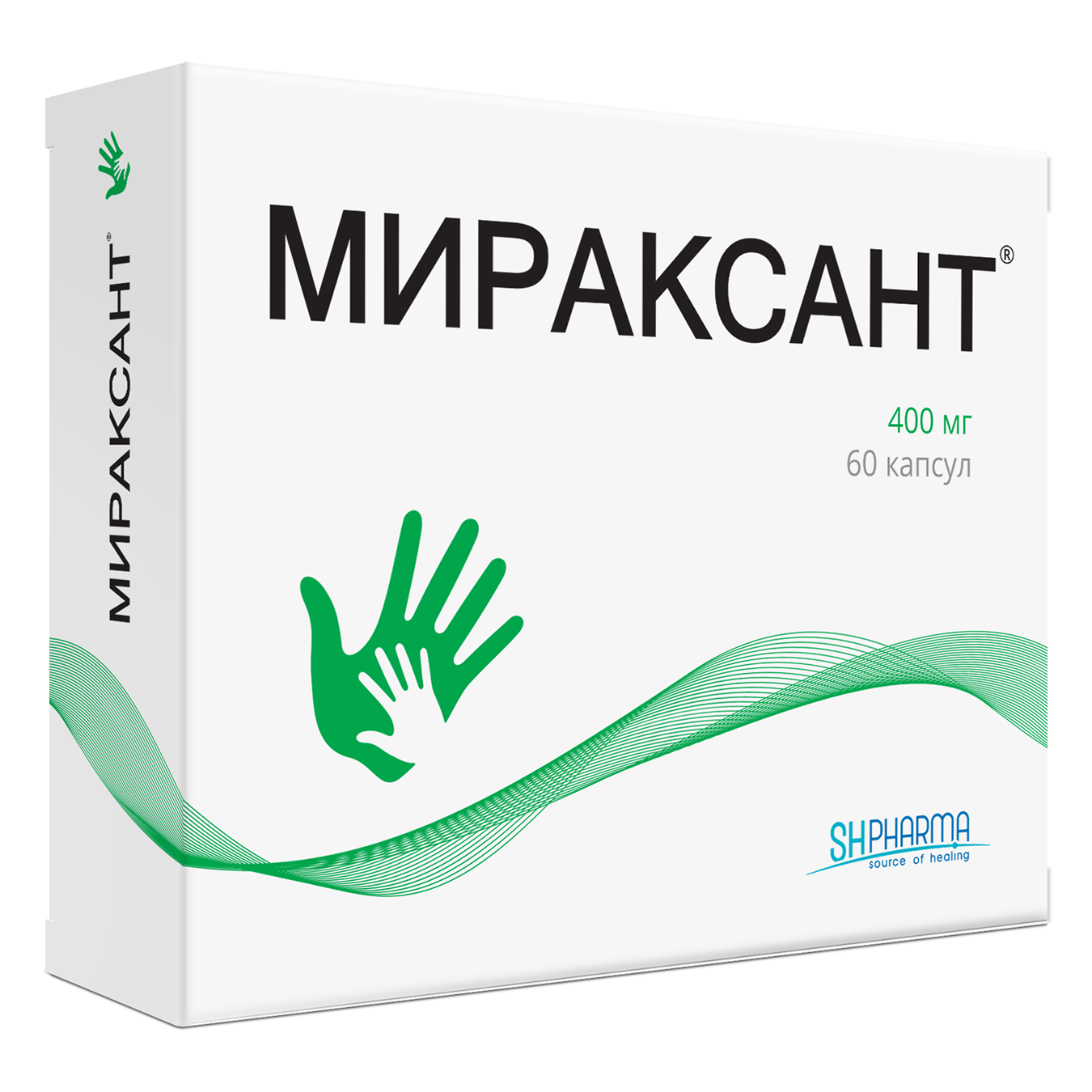 Мираксант, 400 мг, капсулы, 60 шт. фото