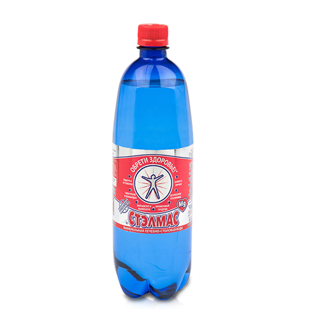 Стэлмас Mg + Вода минеральная, 1 л, 1 шт, газированная фото