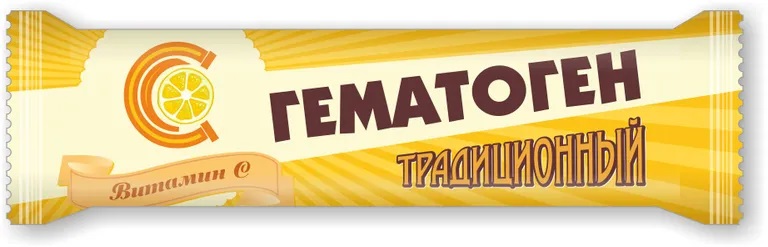 Гематоген традиционный, плитка, 35 г, 1 шт. фото