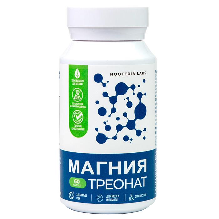 Nooteria Labs Магния треонат, капсулы, 60 шт. фото