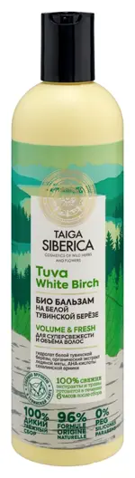 Natura Siberica Taiga siberica Био Бальзам для суперсвежести и объема волос, бальзам, 400 мл, 1 шт. фото