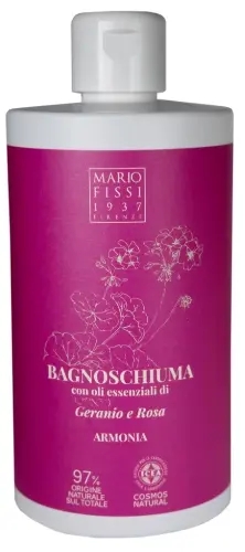 Mario fissi 1937 гель для душа гармония с маслами герани и розы, гель для душа, 500 мл, 1 шт. фото