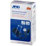 Тонометр механический AND UA-100, 1 шт, со встроенным стетоскопом фото