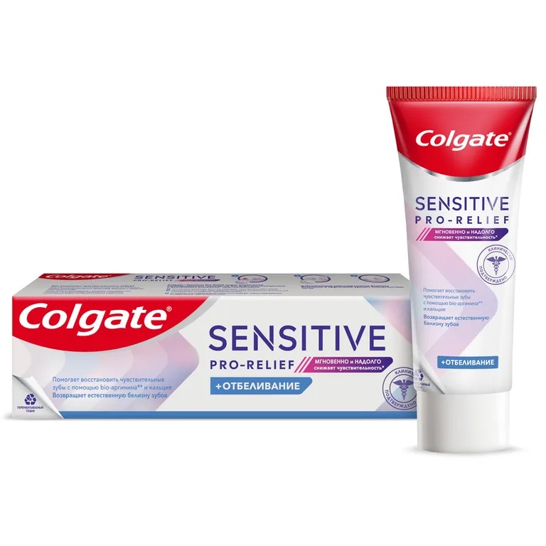 Colgate Sensitive Pro-Relief Зубная паста отбеливающая, паста зубная, 75 мл, 1 шт. фото