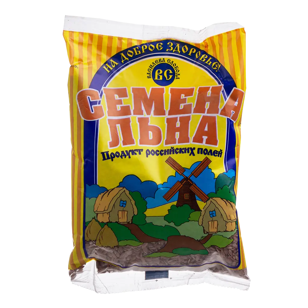 Василева Слобода Семена льна, семена цельные, 200 г, 1 шт. фото