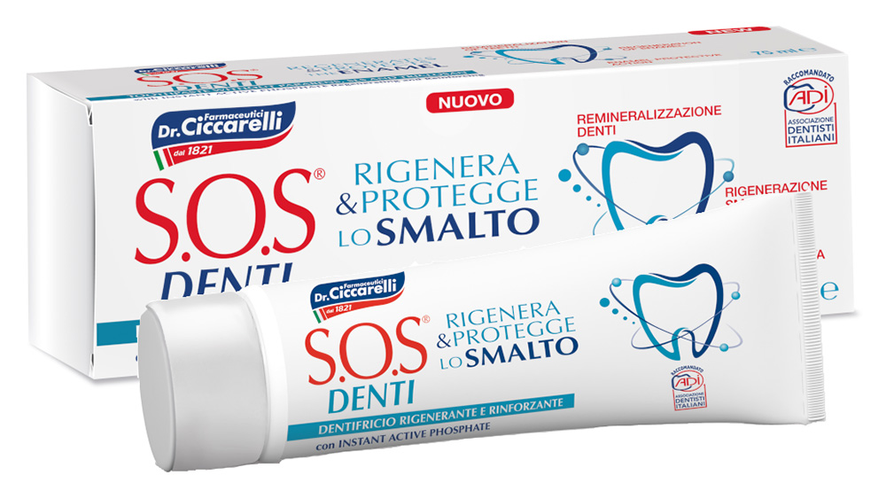 SOS Denti Зубная паста, 75 мл, 1 шт, восстановление и защита эмали фото