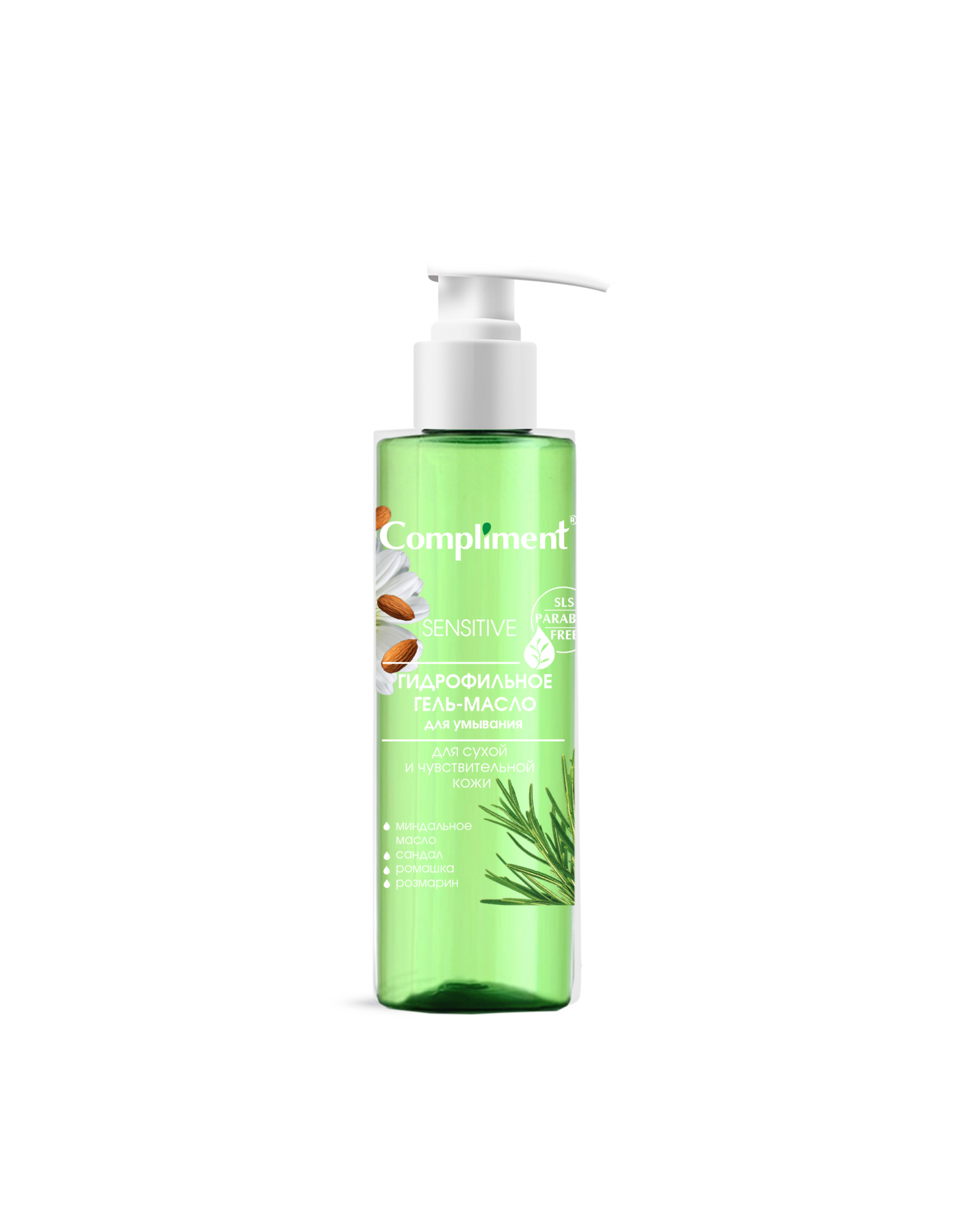 Compliment гидрофильное гель-масло для умывания для сухой и чувствительной кожи, гель-масло, 150мл, 1 шт. фото
