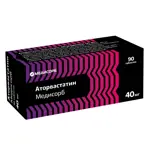 Аторвастатин Медисорб, 40 мг, таблетки, покрытые пленочной оболочкой, 90 шт. фото