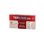 Тералив, 275 мг, таблетки, покрытые пленочной оболочкой, 24 шт. фото 10