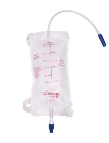 Мочеприемник одноразовый стерильный, 750 мл, 1 шт, с прямым краном с приводной трубкой фото