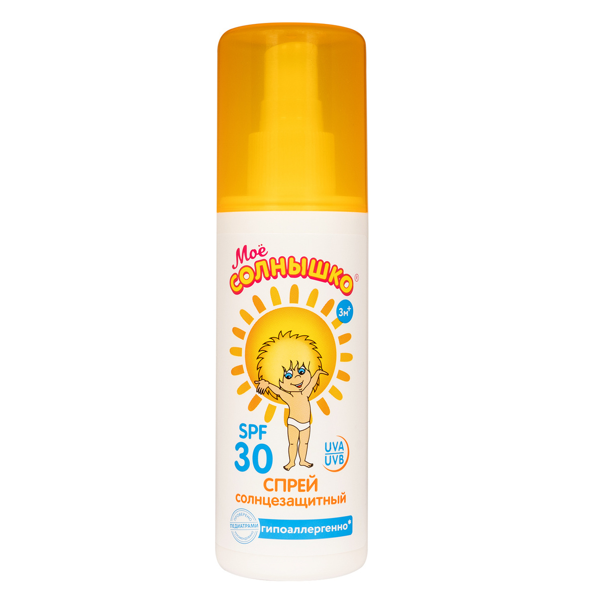 Мое солнышко Спрей детский солнцезащитный SPF 30, спрей, 100 мл, 1 шт. фото