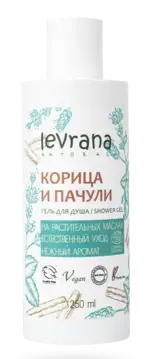 Levrana гель для душа, гель, 250 мл, 1 шт, корица + пачули фото